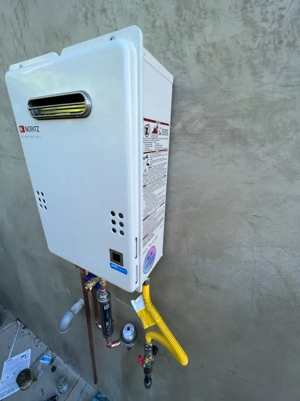 Tankless water heater installation for Pine Meadows homes